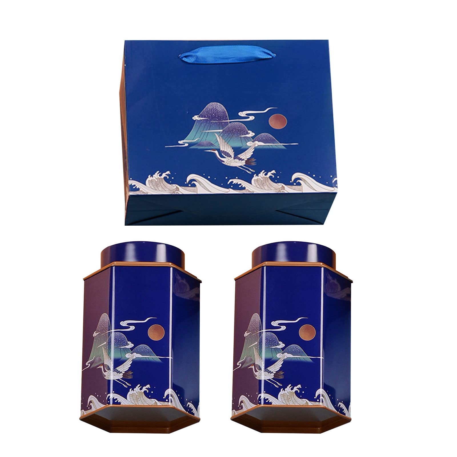 YWLUUOO Canisters Empty Tin Box Coffee Tin Jar Small Kitchen Canisters Tinplate for Coffee Sugar Candies Cans