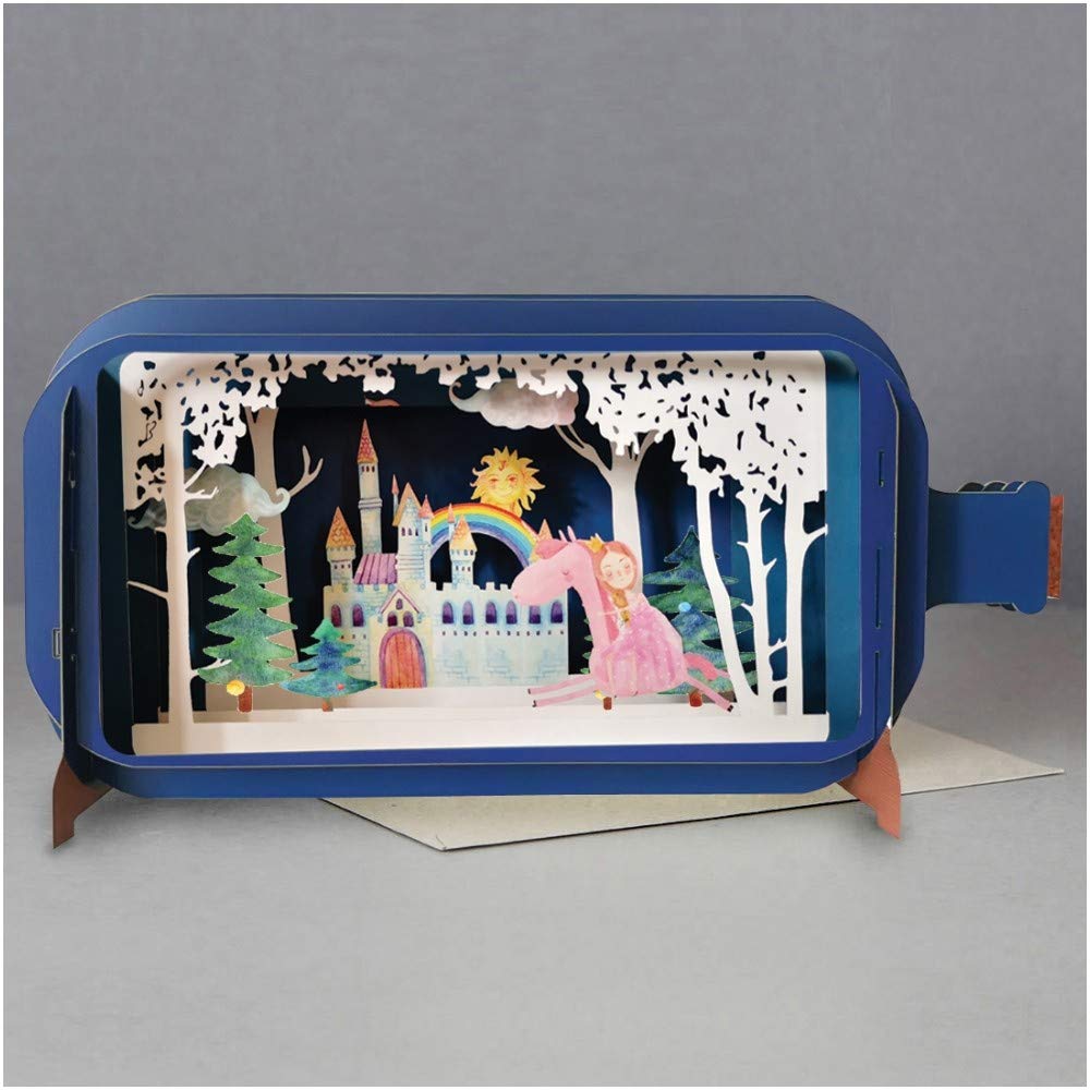Alljoy Design Princess And Unicorn Message In A Bottle Card | Temptation Gifts - View #11