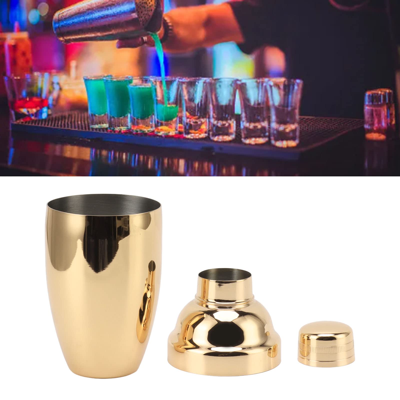Shaker à Cocktail En Acier Inoxydable 304 – Double Paroi Sans Transpiration – Joint étanche – 750ml Ou 350ml – Pratique Et Durable
