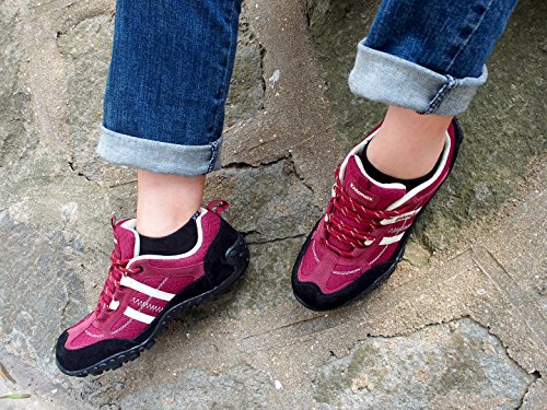 Image of Knixmax Women's Hiking Shoes Lightweight Non-Slip Climbing Trekking Sneakers for Woman Camping Backpacking Shoe