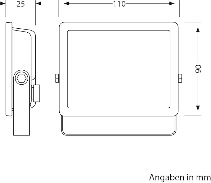 ledscom.de ledscom.de 2 LED tuinspot FLIN voor buiten, IP66, stekker, zwart, 11,5 W, 837lm, warm wit photo 3