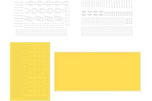 MECCANIXITY PVC Road Tape Set 1:100 Traffic Race Cars Decoration Tape