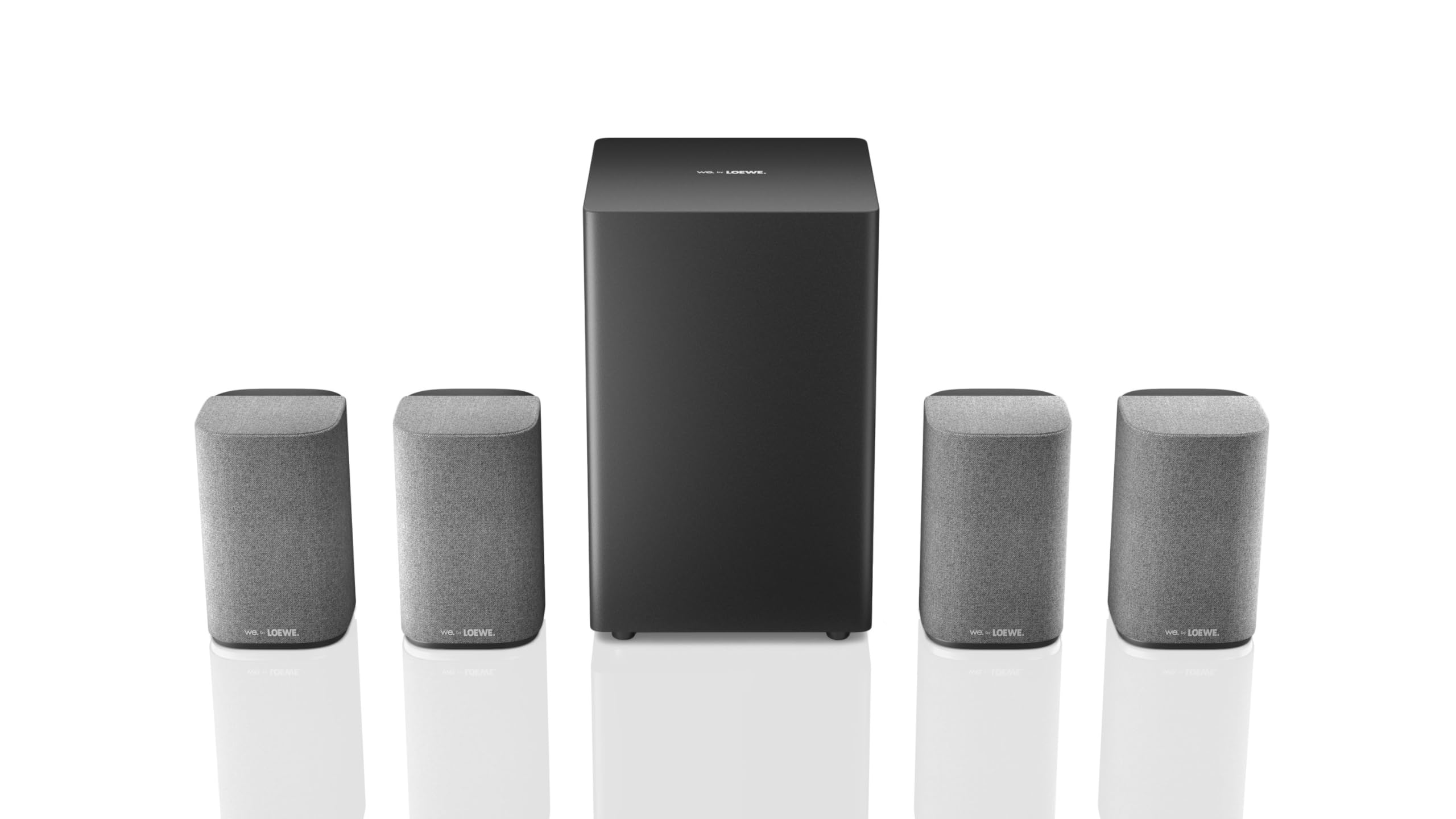 Loewe We. BOOST Sistema Home Cinema 4.1.2 Grigio - Audio 3D Wireless Dolby Atmos 720W Surround Diffusore
