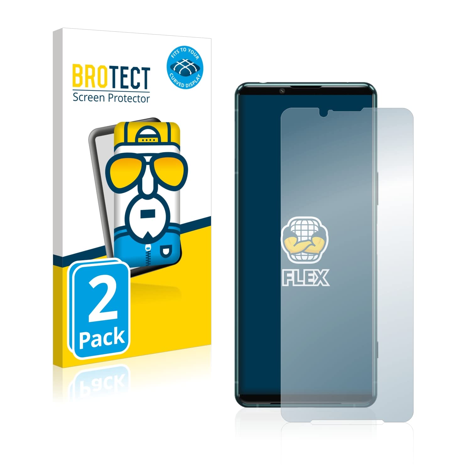 brotect Pellicola Protettiva per Sony Xperia 5 Protezione Schermo (2