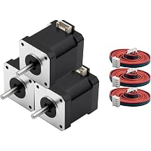 MAKERELE 3PC Nema 17 Stepper Motor Bipolar 1.7A, 48mm Body