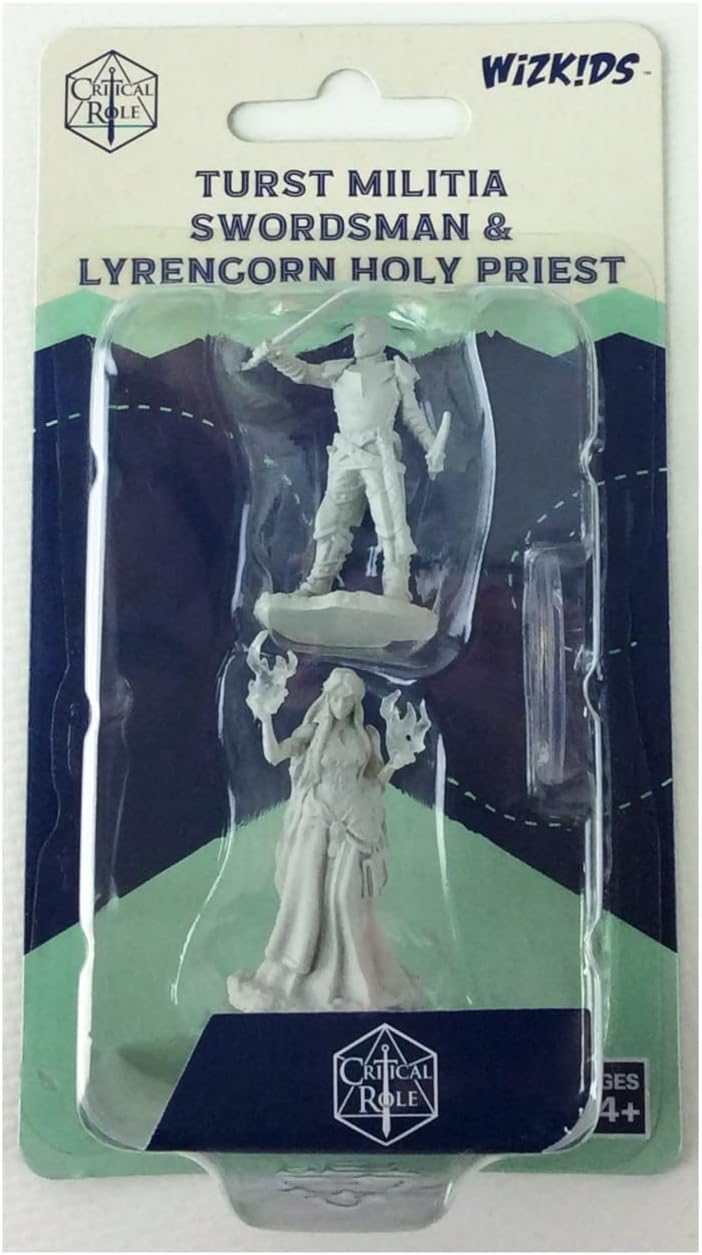 WizKids Turst Militia Swordsman & Lyrengorn Holy Priest