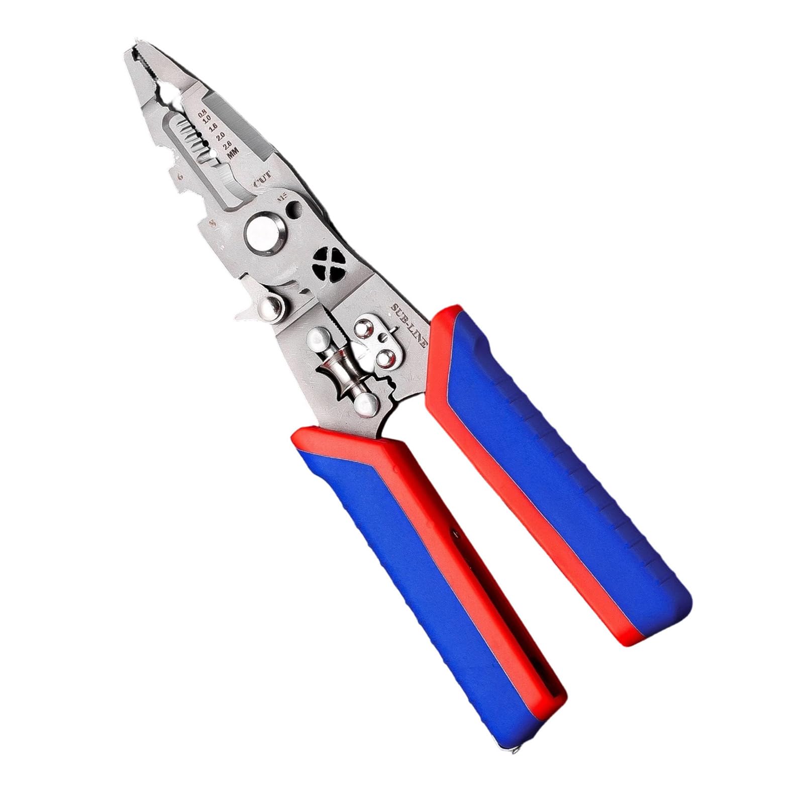 YHAILI Stainless Steel Wire Cutter Stripper with Voltages Tester Alerts Systems and Portable Storage