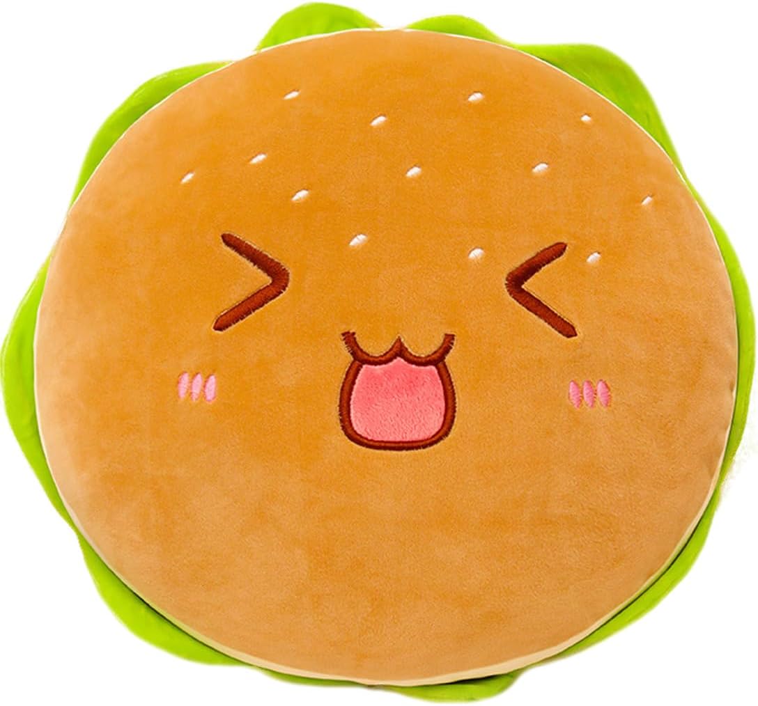 Food Dumpling Plush Pillow, Ultra-Soft Stuffed Bun, Comfort Soup Dumpling Plushie Cushion Decor Gifts/15.7''