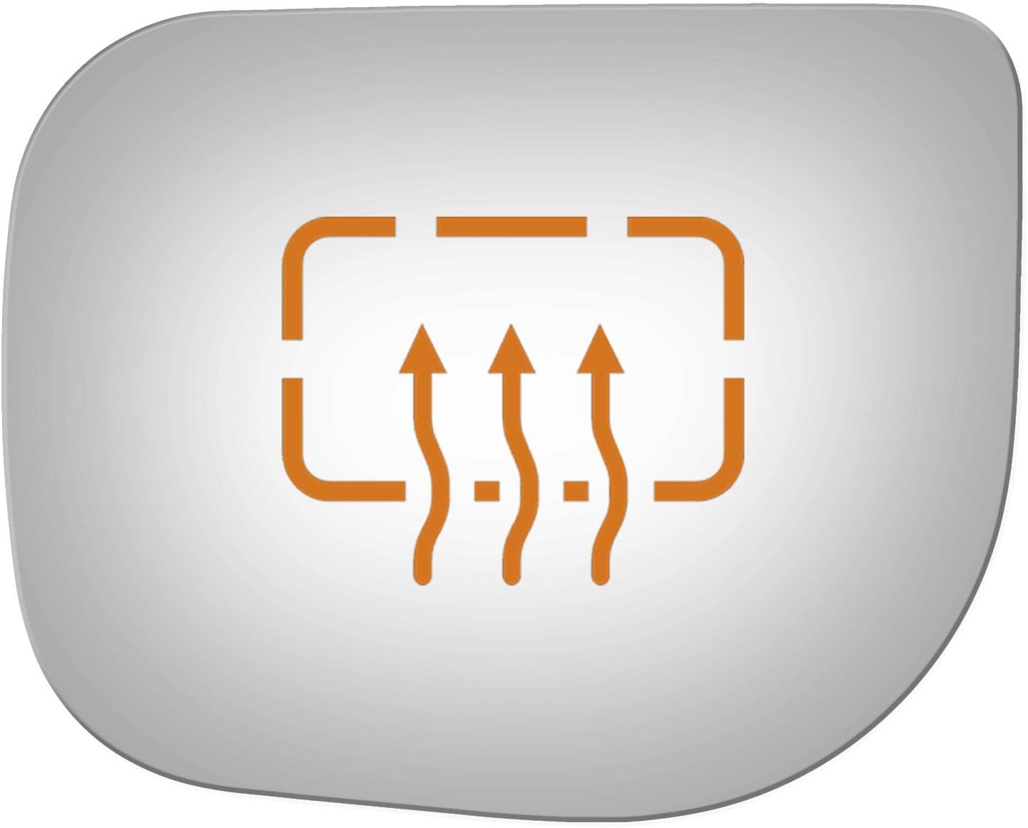 Flat Driver Heated Side Mirror Replacement Glass for 2005-2009 NISSAN ARMADA