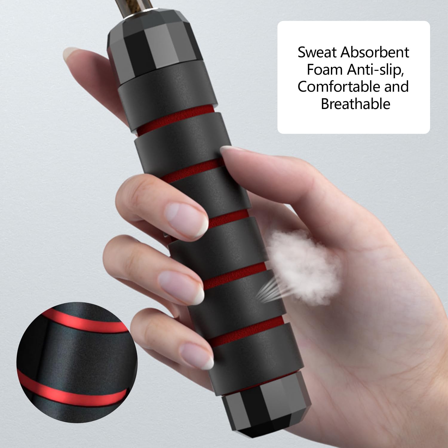 Speed Rope Springseil 2er Set | Verstellbar Mit Schaumstoffgriff | Fitness Seilspringen