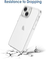 Vista 6 de JETech - Funda para iPhone 13 Mini de 13,7 cm, con cubierta de goma a prueba de golpes y sin amarillamiento, con parte trasera transparente