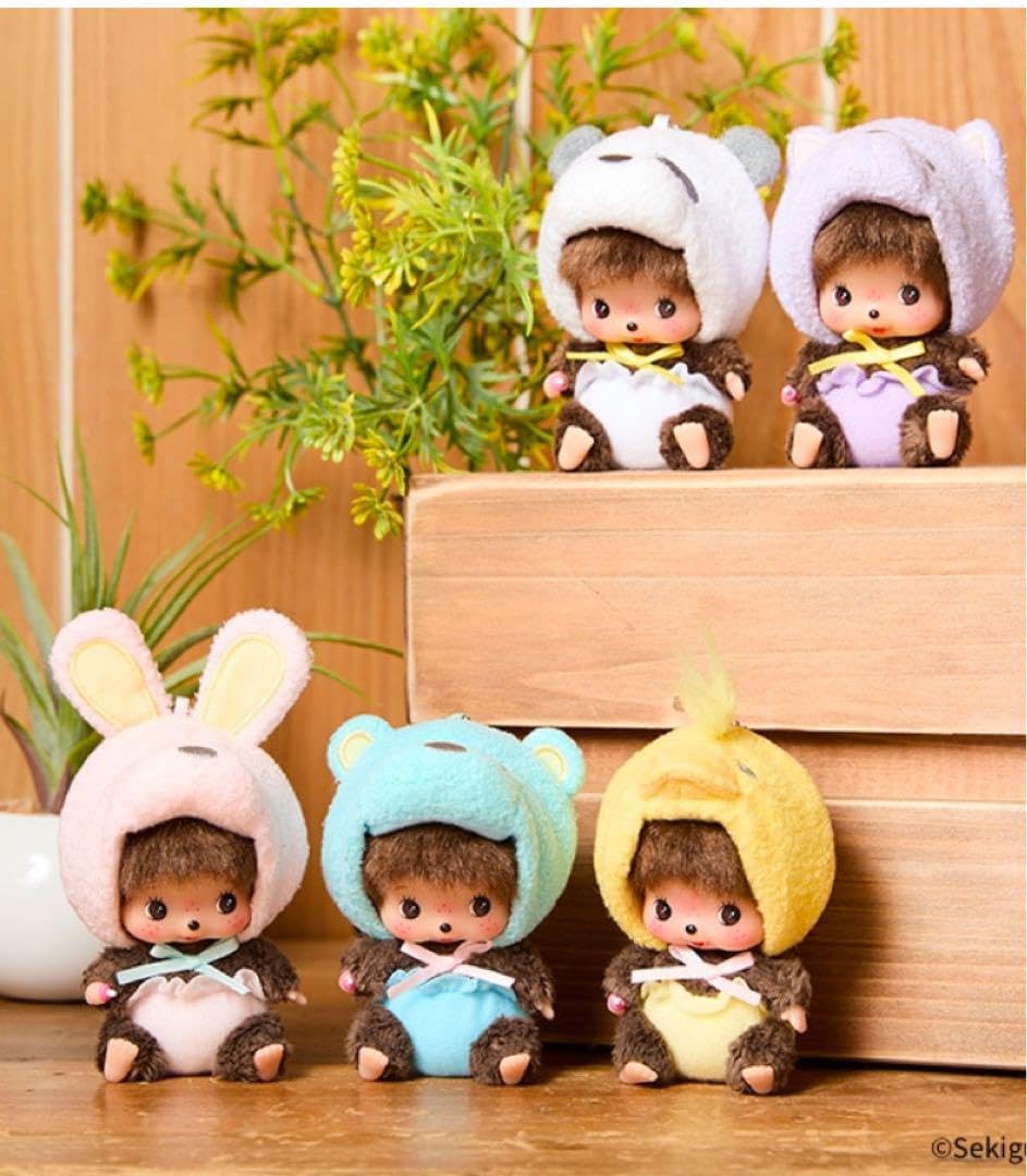 Monchhichi Animaru Babichichi SS Face Big Keychain Panda : Amazon