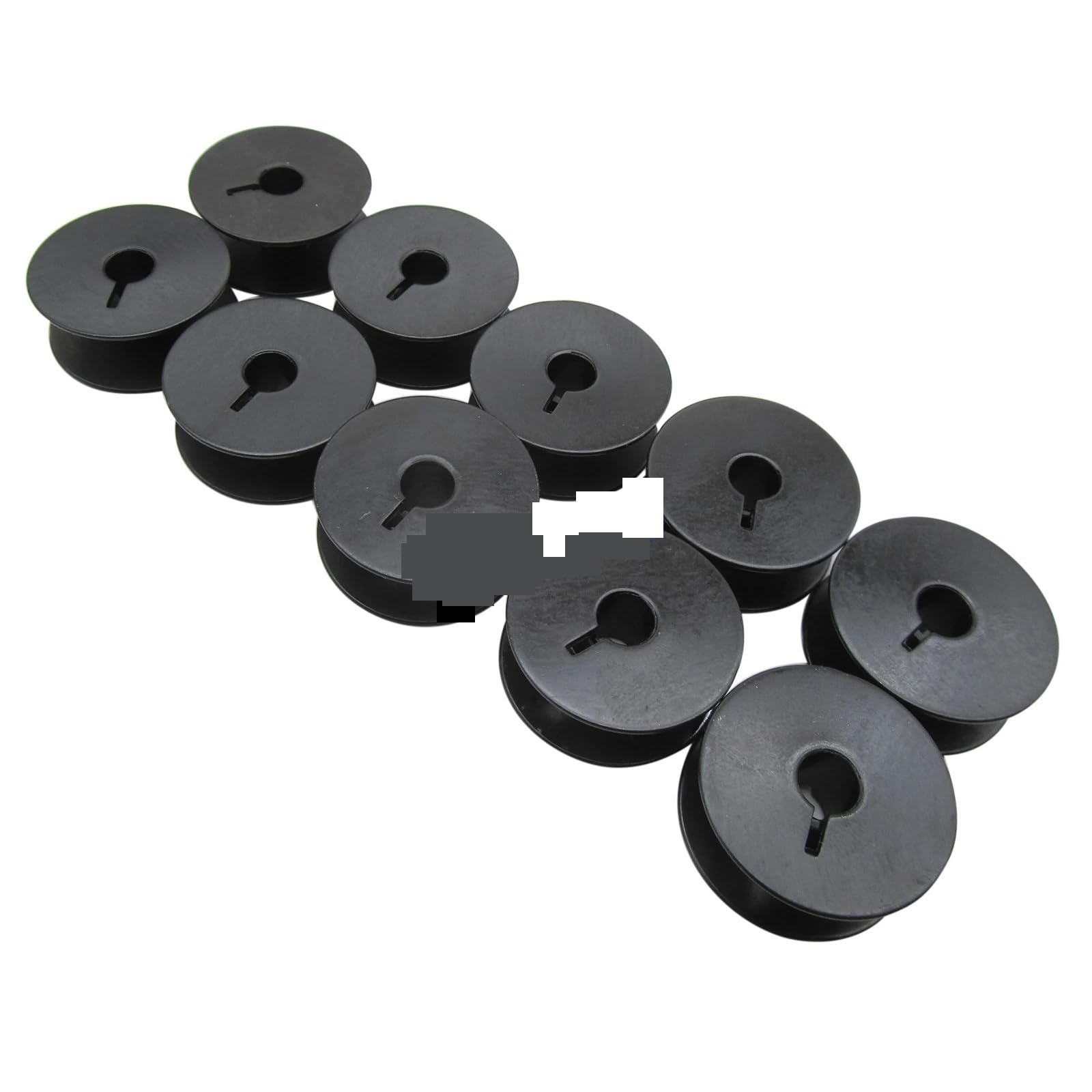 Szpulki do maszyn do szycia 50/100 szt. Czarne metalowe szpulki do maszyny szycia dla większości akcesoriów dostępnych na rynku(50PCS)