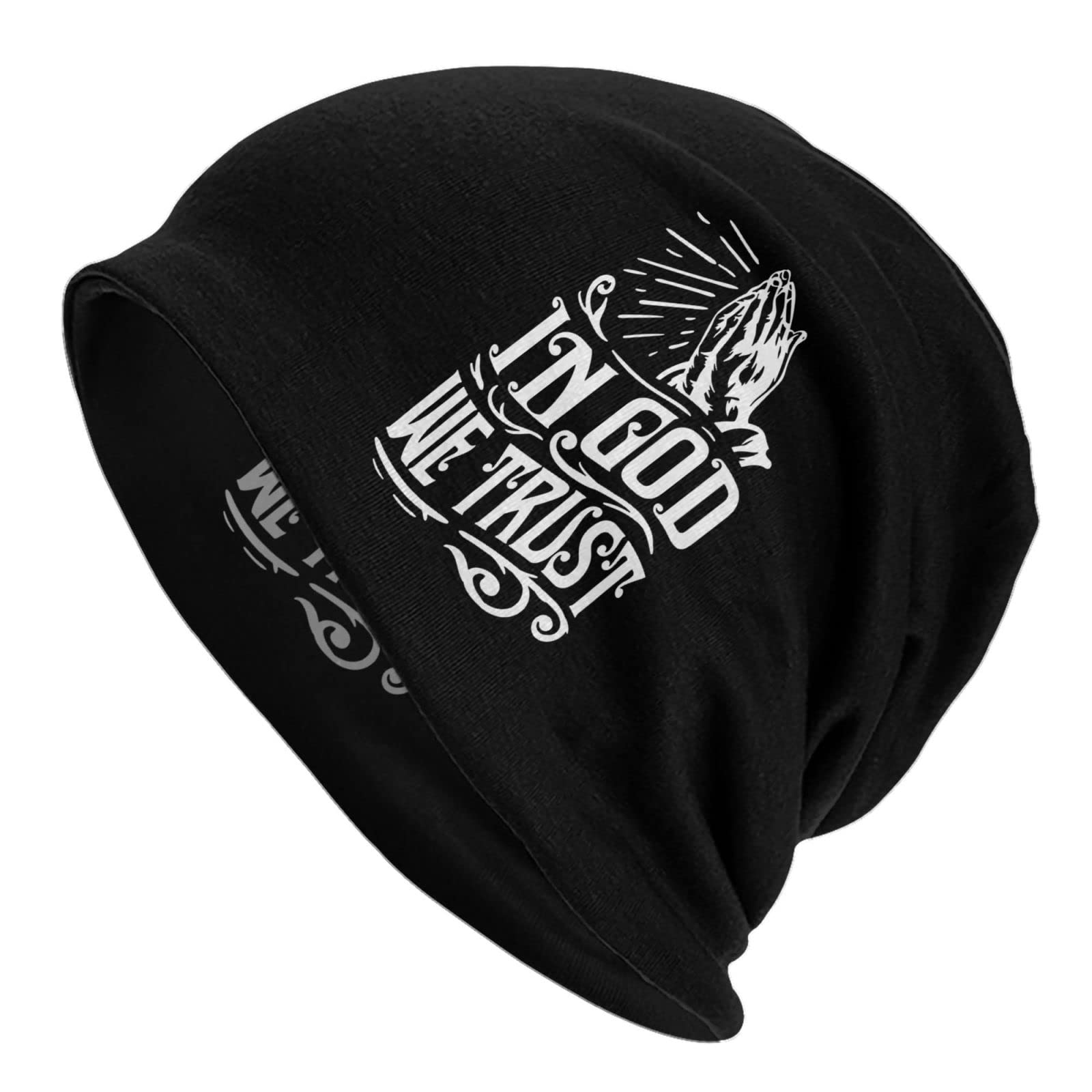 Yingd Unisex #30 Beanies Hat In God We Trust Knit Hat Winter Warm Knitted Hat