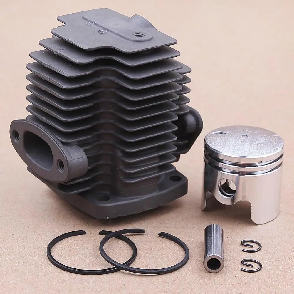 33MM Cylinder Piston Kit with Gasket Compatible with Mitsubishi TU26 Engine L26M Brush Cutter Weed Eater Parts
