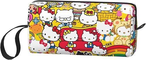 Miniatura 2 de PEVNMXA Bolsa de cosméticos de maquillaje de anime para mujeres adolescentes y niñas Bonita bolsa de cosméticos