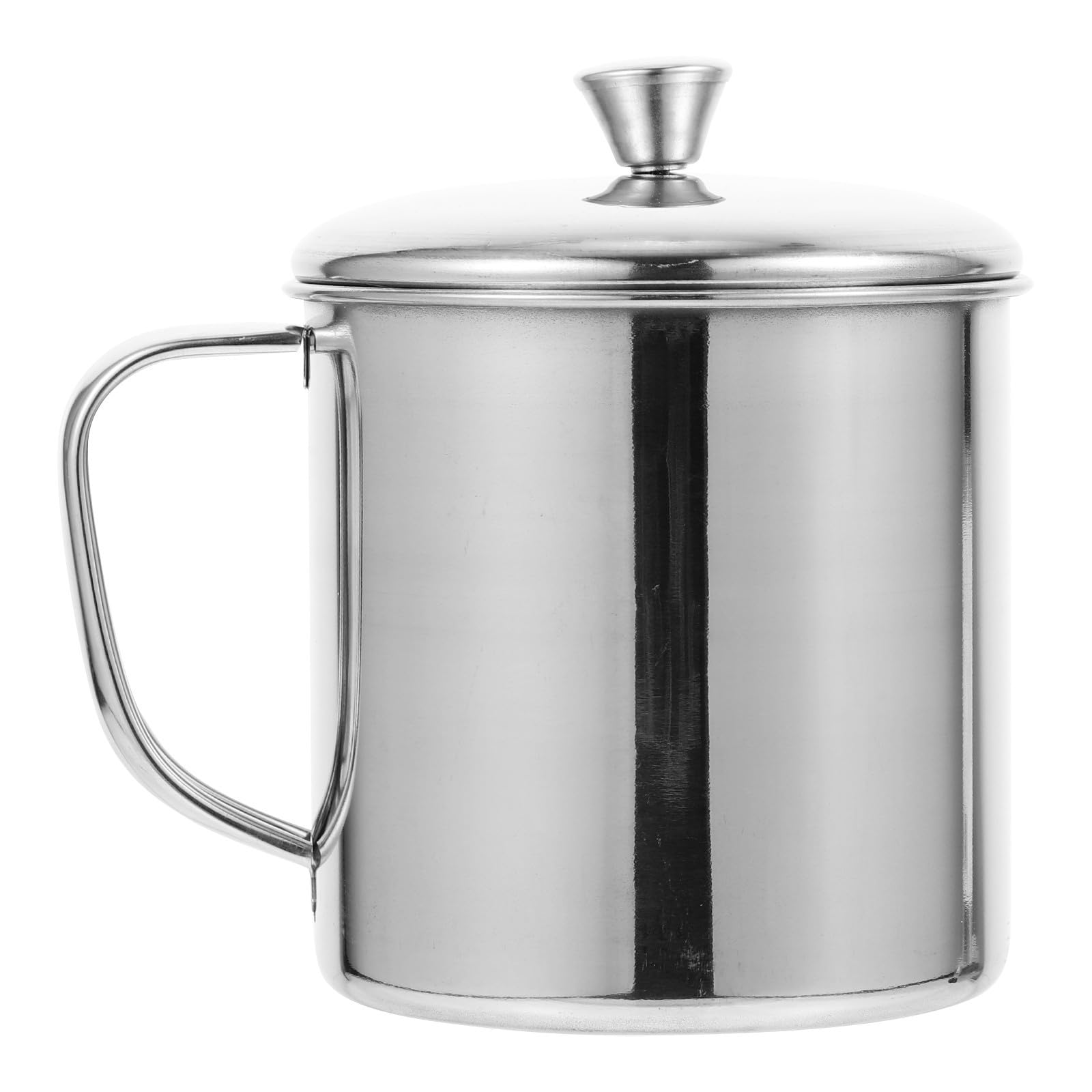 Taza de acero inoxidable 500ml KICHOUSE plata de gran durabilidad