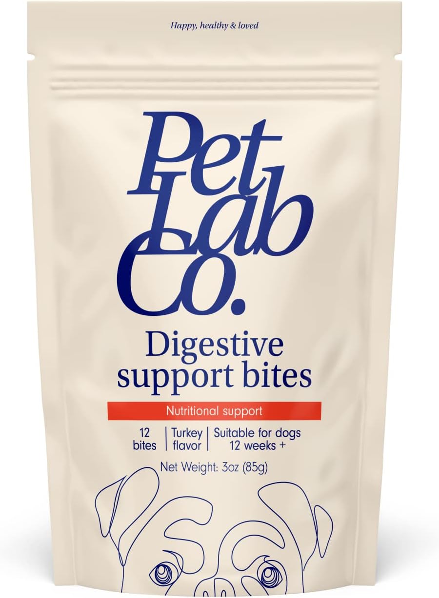 PetLab Co. Digestive Support Bites - Dog Training Treats - Chewy Dog Treats to Support Gut Health - Training Treats for Dogs - Premium Ingredients and ...