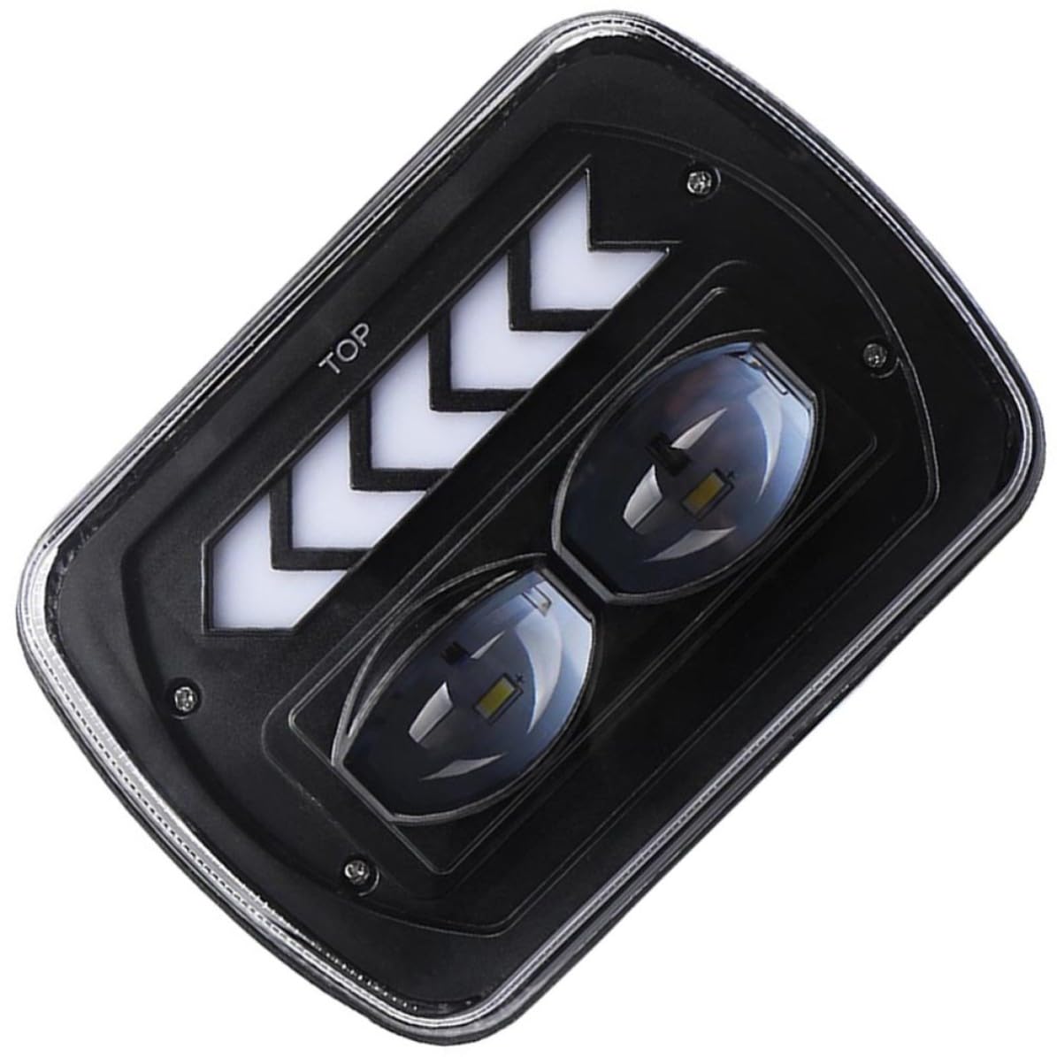 Fari LED per Suv 5x7 Pollici Segnale di Direzione a Scorrimento, Impermeabili Ip67, in Lega di Alluminio, Luce Luminosa e Resistente per Fuoristrada
