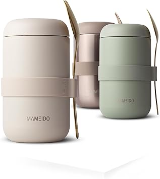 Contenitore termico per il pranzo per ragazze e donne, color lavanda