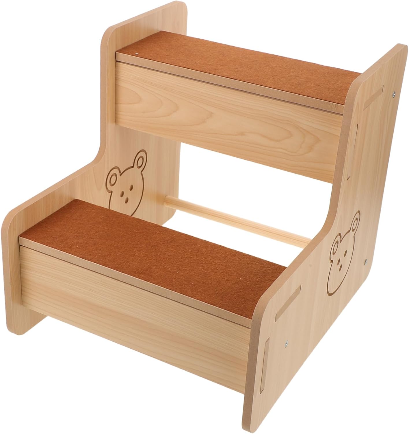 Angoily Tall Pet Stairs with Nonslip Surface for Small Dogs and Cats Bedside Ramp Platform for Elderly Pets Wipe-Clean Puppy Steps for Safe Climbing Beds and Sofas