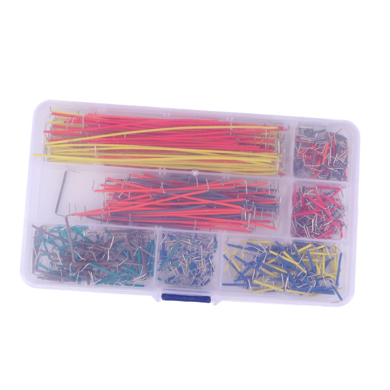 1680pezzi Jumper Wire Assortiti Lunghezze Per Breadboard Di Cavi Preformati Con Scatola Per Prototipazione Elettrica e Circuiti Pcb