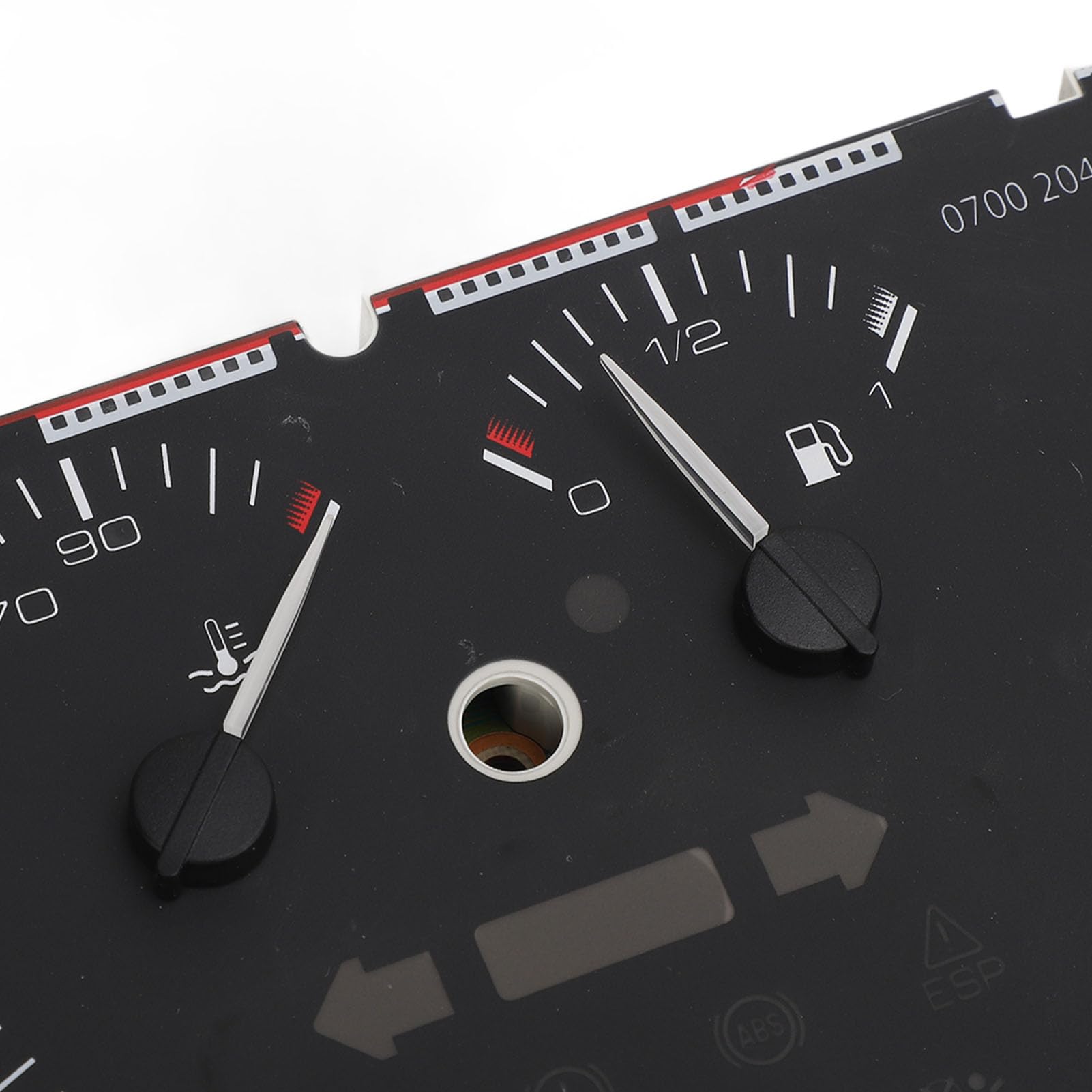 Tbest Medidor de Instrumentos Combinados para Automóvil para Medidor de de Temperatura de Alta Precisión 307, Tacómetro de Repuesto, Material ABS, Pantalla Clara, Fácil Instalación