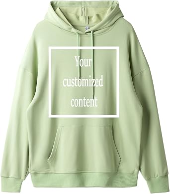 Lanenow Custom Hoodie, Custom Sweatshirt for Men and Women, Unisex Personalized Hoodie, Add Your Image or Text