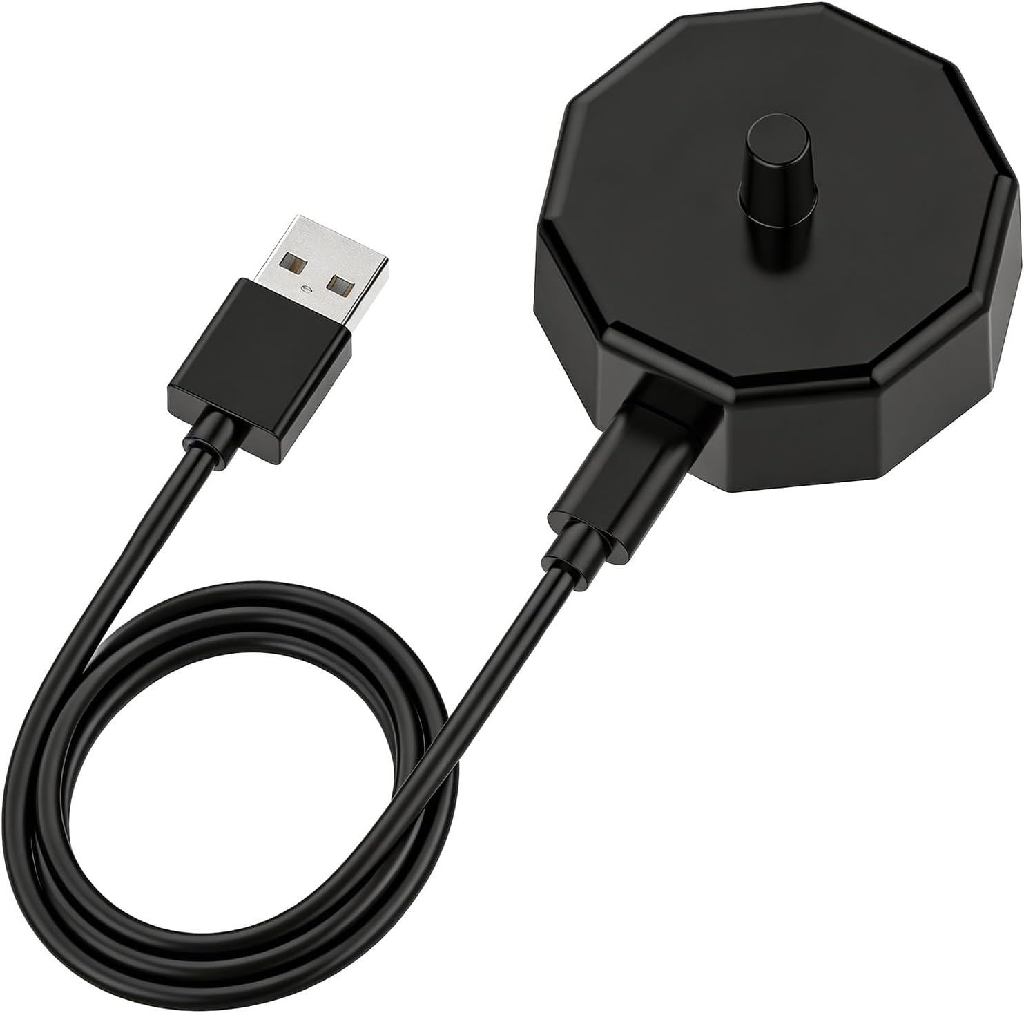 Charging Base Compatible with Aquasonic Black/Vibe/Duo Series/Pro Series, Replacement Charger Base for Electric Toothbrush with USB-A to USB-C Cable, Waterproof