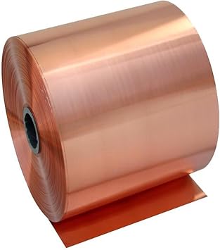 Flat Sheet Copper Gasket Pure Copper Red Copper Strip High Electrical and Thermal Conductivity Copper Foil Grounding Copper Sheet Square Materials Color 0.2mmx20mmx1m
