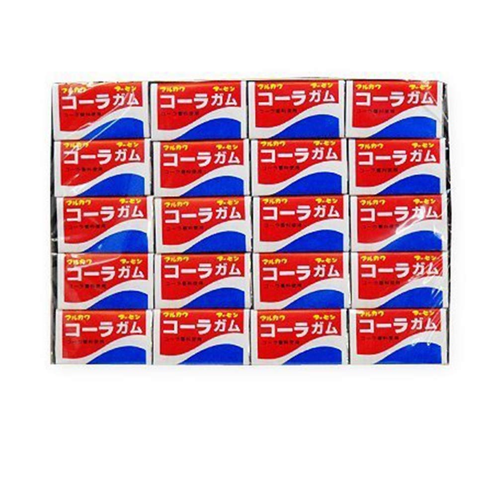 Cola Taste Bubble Gum 60pcs 0.2oz Japanese Dagashi Marukawaseika Ninjapo