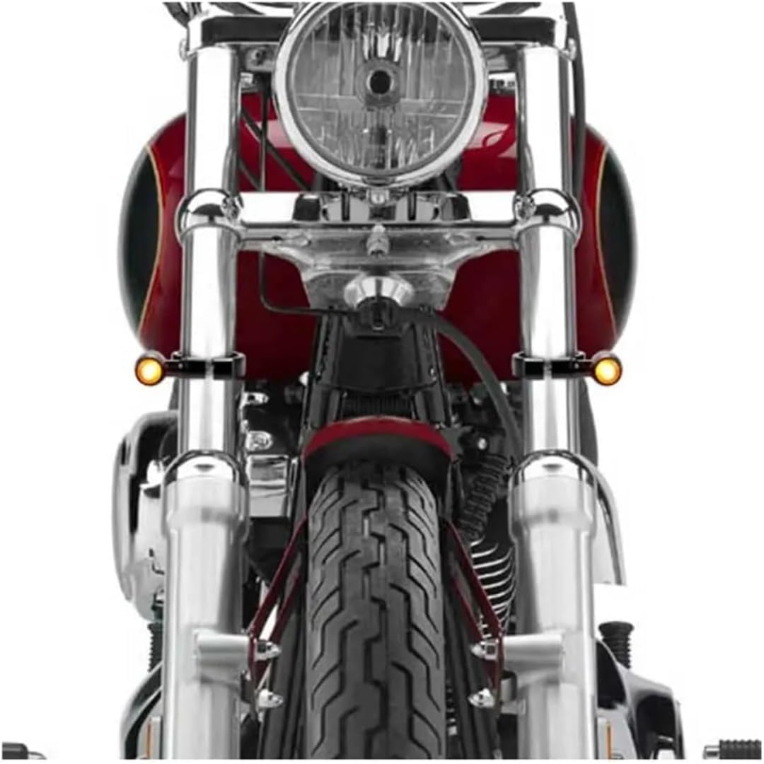 Generic Mini uniwersalne wskaźniki Uchwyt na kierunkowskazy motocyklowe LED 41 mm, przedni uchwyt na lampkę kierunkowskazu motocyklowego (rozmiar 7)
