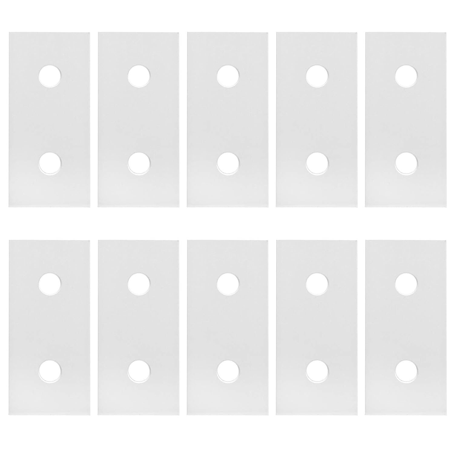2‑Hole Joining Plate, Flexible Infinite Positioning Aluminum Flat