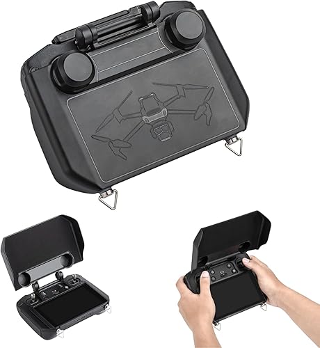 Mavic 3 Pro 2 en 1 RC Pro Controller Sun Hood, RC Joysticks Protector de pantalla Parasol para DJI Mavic 3 Pro/DJI Mini 3 Pro/DJI Air 2S RC Pro