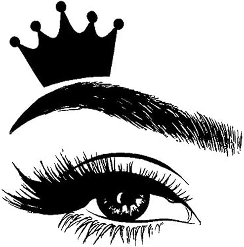 Salón de belleza cita etiqueta de pared pegatinas maquillaje tienda decoración hogar murales LC1360