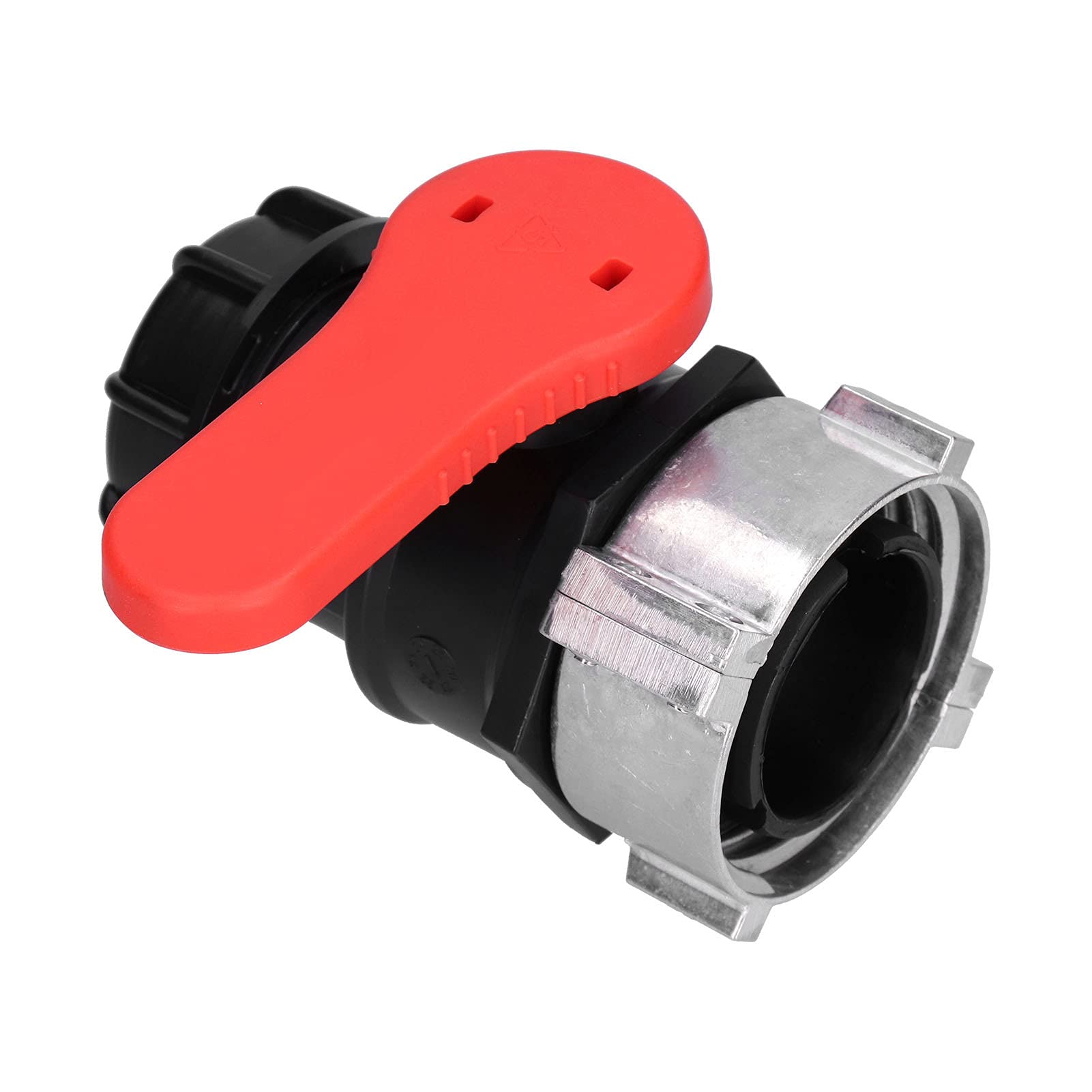 DN50 - Adaptador IBC con válvula de bola, accesorios de manguera de drenaje de 75 mm y conectores de grifo de jardín para drenaje eficiente de tanque y soluts de riego