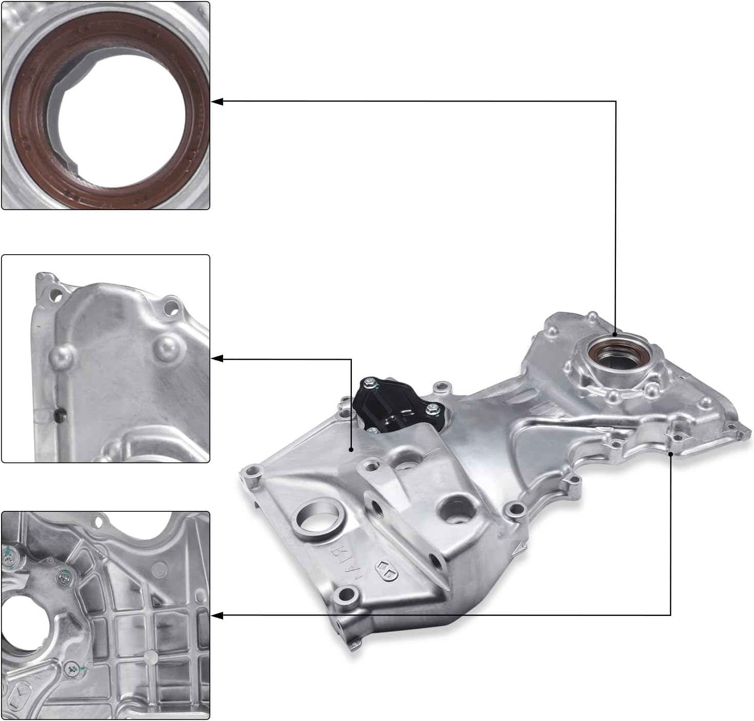 M532 Oil Pump R18A1 R18A4 OE Replacement For 2006-2015 Honda Civic DX EX GX LX,2016-2022 HR-V,1.8L L4 SOHC 16v