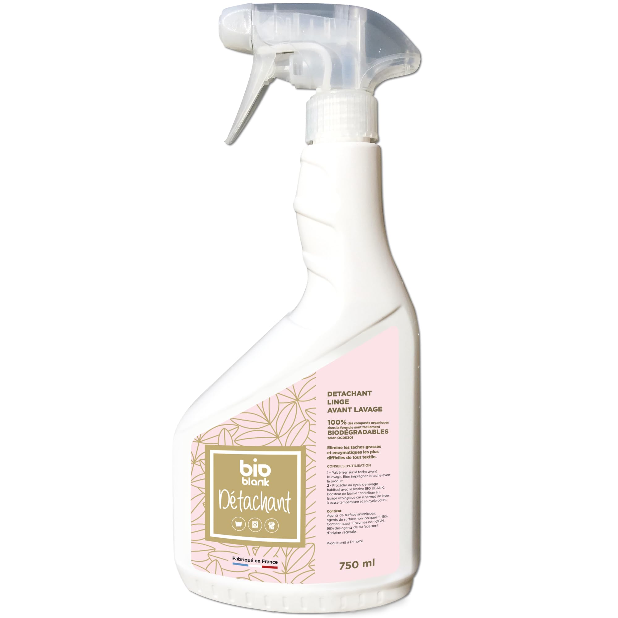 Spray détachant textile avec formule 100% biodégradable certifiée écolabel - 8