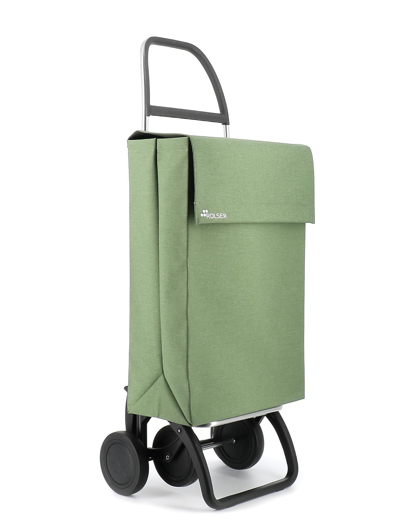 Chariot de Course Rolser Jean Tweed 4 Roues - Vert