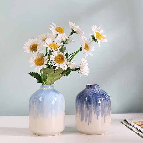 Miniatura 4 de Jarrón de cerámica para decoración del hogar, florero de cerámica, florero seco, decoración de sala de estar, arreglo floral decoración de