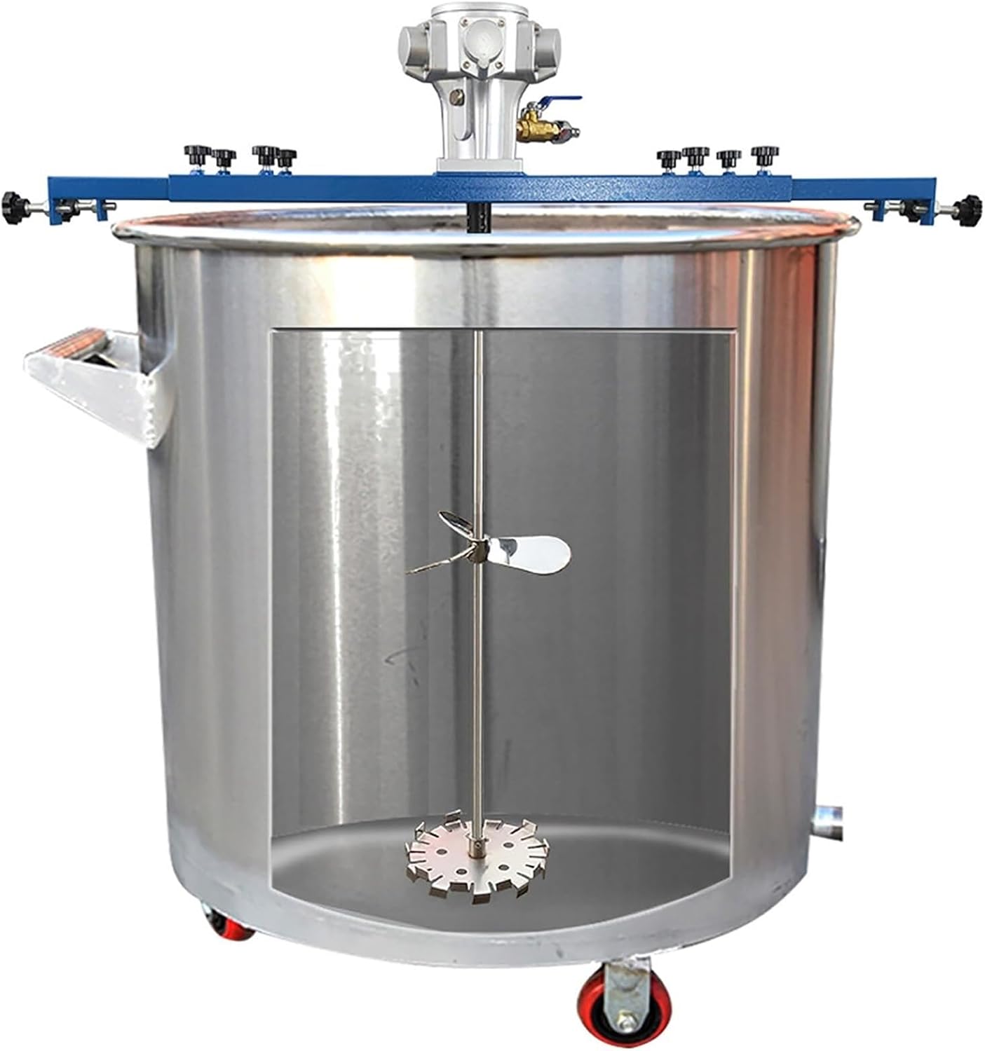 Power Air Agitator Bracket Mixer,Pneumatic Paint Mixer,Paint Stirring Machine Mix Tool,Special for Large Open Buckets