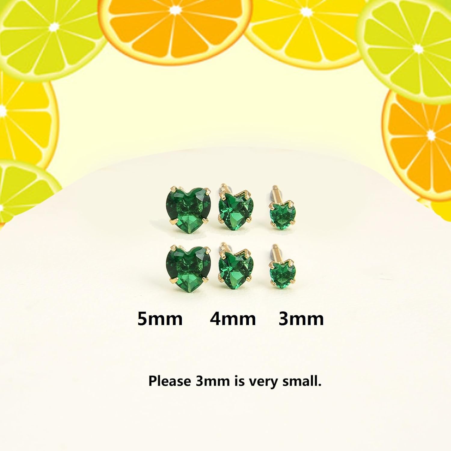 12 Pairs Surgical Stainless Steel Stud Earring Round Heart Star Square Cubic Zirconia Birthstone Stud Earrings Set for Women - Image 4