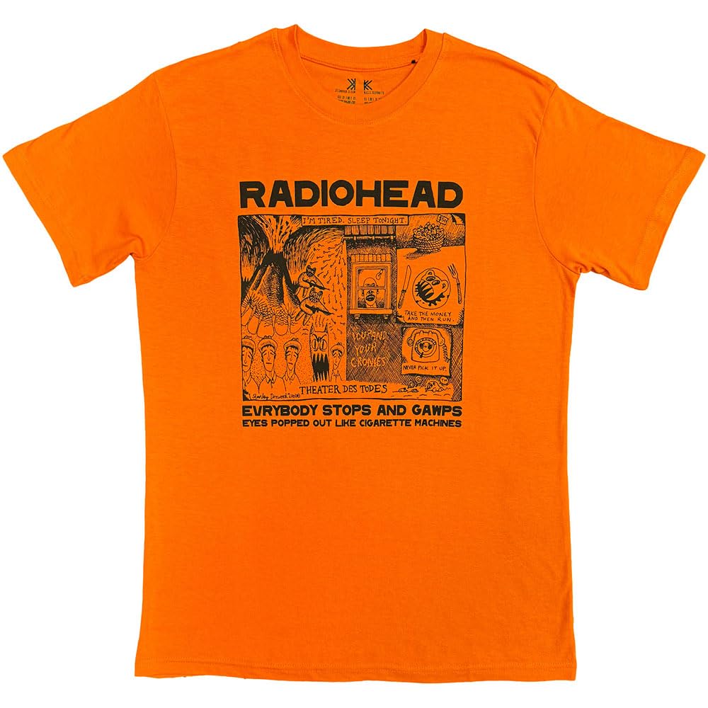 Rock Off Orange Radiohead - Gawps - T-Shirt - Cotton - Size Xl - Officially Licensed Merch