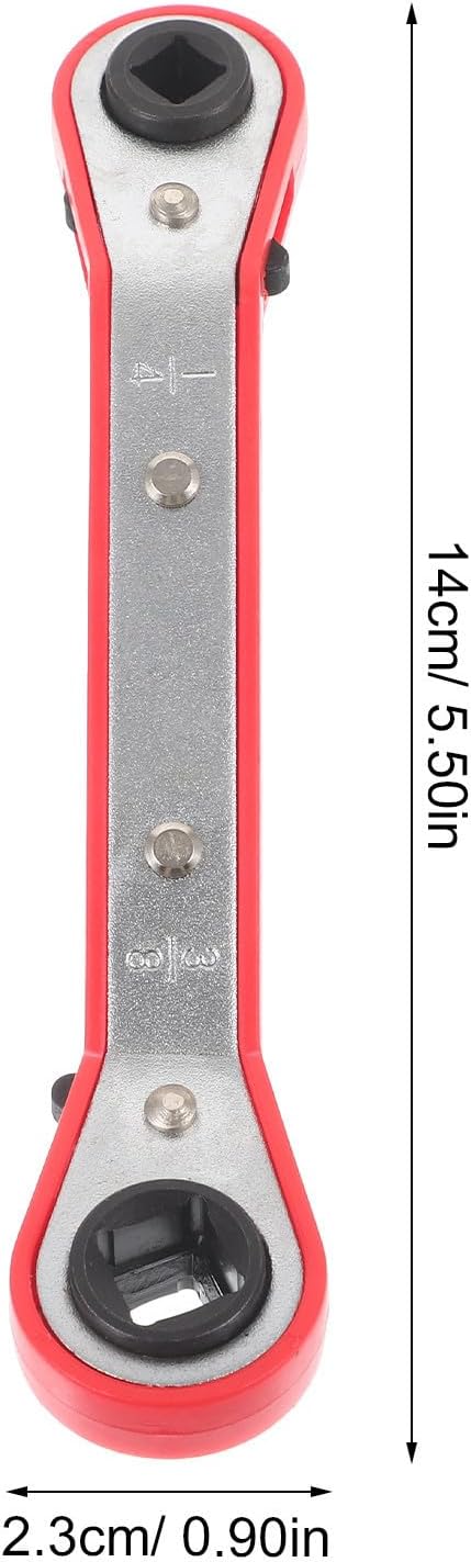 Refrigeration Service Ratcheting Wrench for Hvac Technicians and Valves