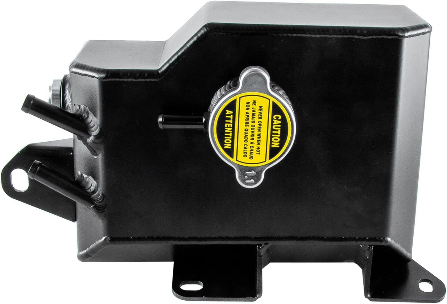 Tanque de depósito de expansión de refrigerante de aluminio con tapa de repuesto para Mazda MX5Miata Expansion Mk3 NC 2.0L L4 Gas 2006-2015 (negro)