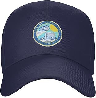 BDVBDJ Seal of Santa Ana, California Baseball Cap for Men Women Adjustable Closure Trucker Hats