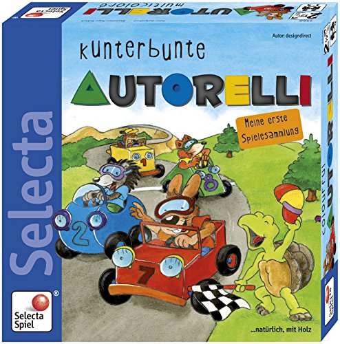 Preisvergleich Produktbild Selecta 63012 Kunterbunte Autorelli, Laufspiel, Mehrfarbig