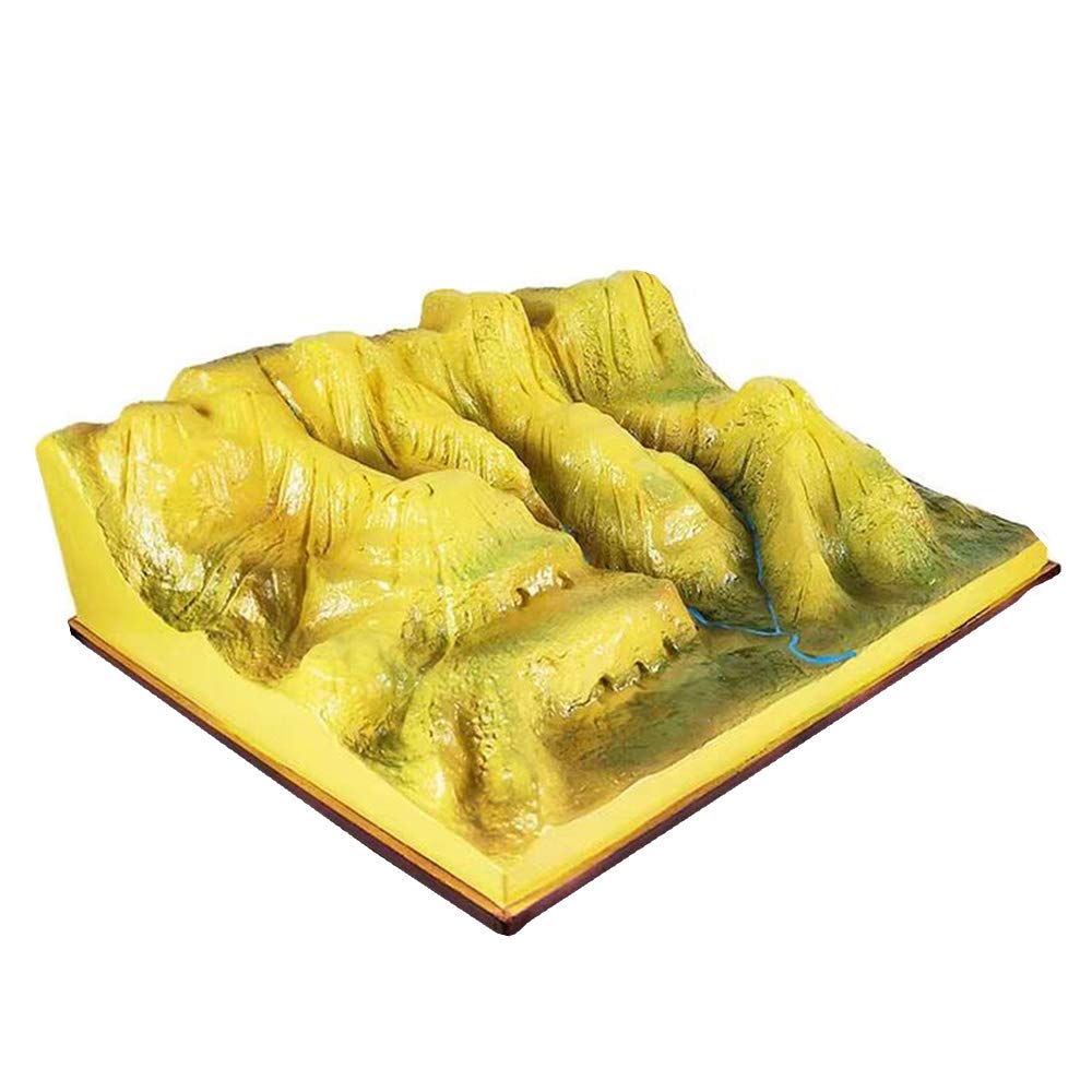Sjdopulse Loess Plateau Model - Geology Landform Model - Geography Teaching Model - Medical School Bilological Loess Plateau Model - For Middle School Classroom Display Teaching