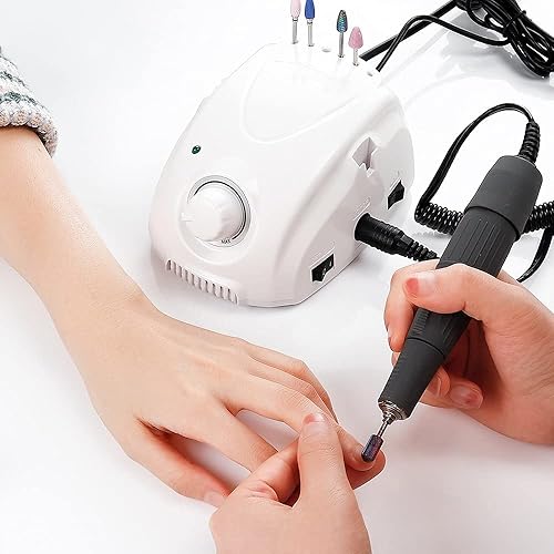 Miniatura 8 de M3 65W 35000rpm Nail Taladros Manicura Máquina Pedicura Eléctrica Nail File Bits Kit