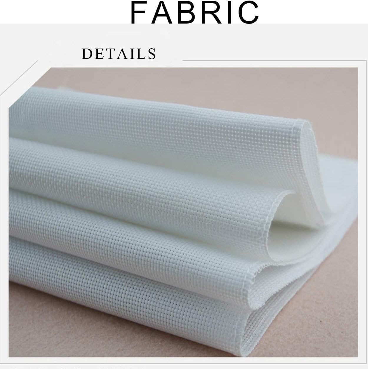 AORUNI Personalized Cross Stitch Kits Photo Custom Made Fabric Cross-Stitch Hand Embroidery Kit (27.3 inches *35.1 inch /70CM*90CM)